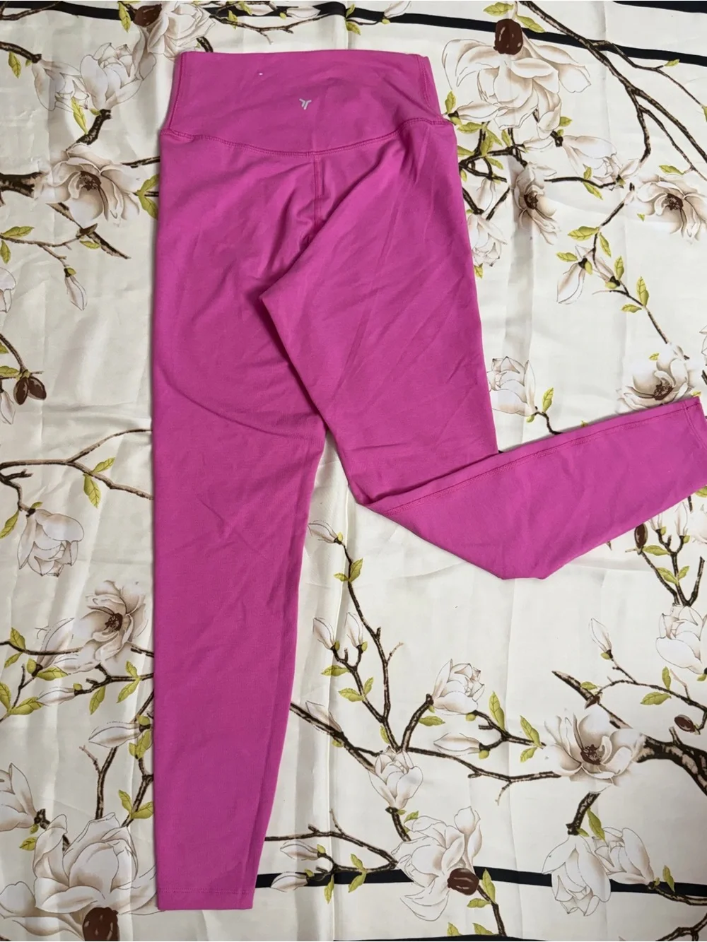 Old Navy Bright Pink Girls' High-Waist Leggings